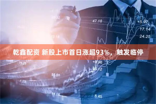 乾鑫配资 新股上市首日涨超93%，触发临停